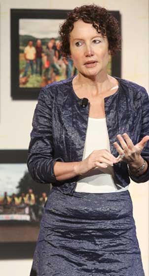 Alison DeMille presenting at McCain Foods conference