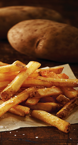 McCain fries on table