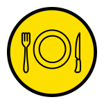 Icon of dinner plate